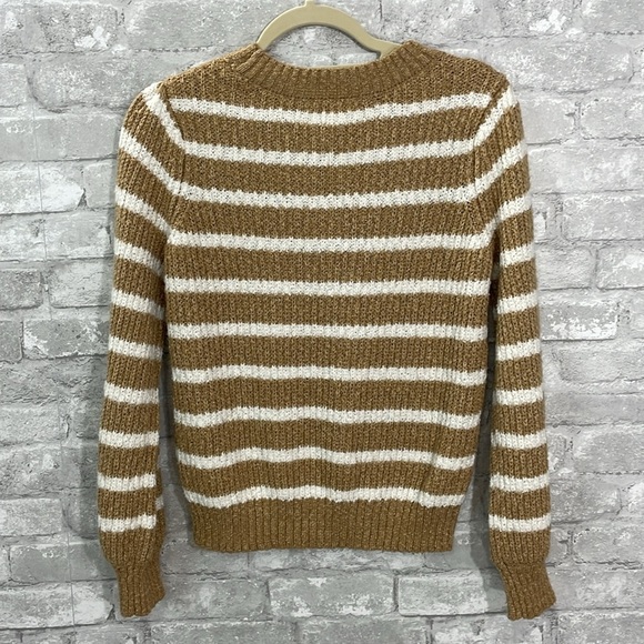 Maurices Tan Stripe Sweater - Picture 4 of 6